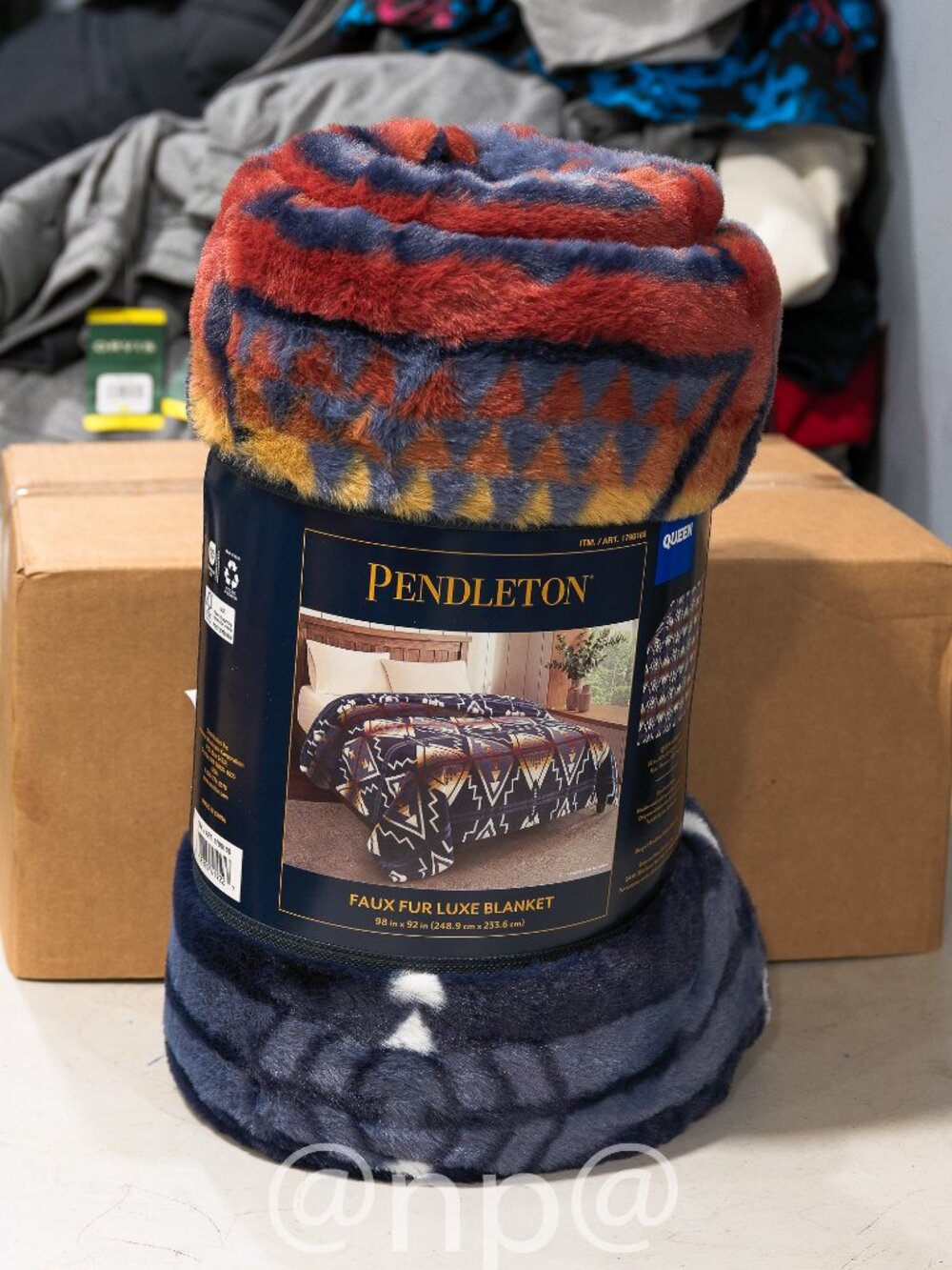 Pendleton Faux Fur Luxe Blanket